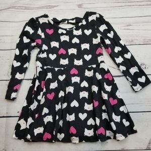 4/$20 Children's Place Cat Skater Dress